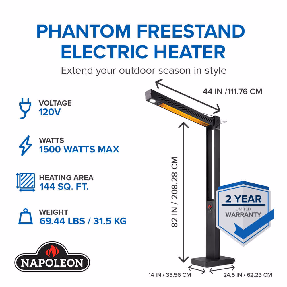 Phantom Freestand Electric Heater - view 2
