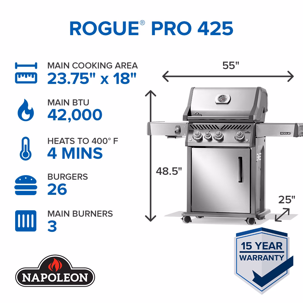 Rogue® PRO 425 SIB Stainless Steel - view 2