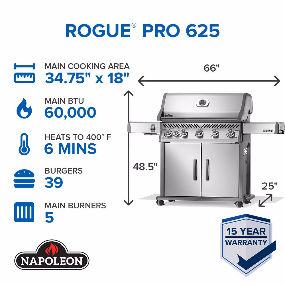 Rogue® PRO 625 SIB Stainless Steel - view 2