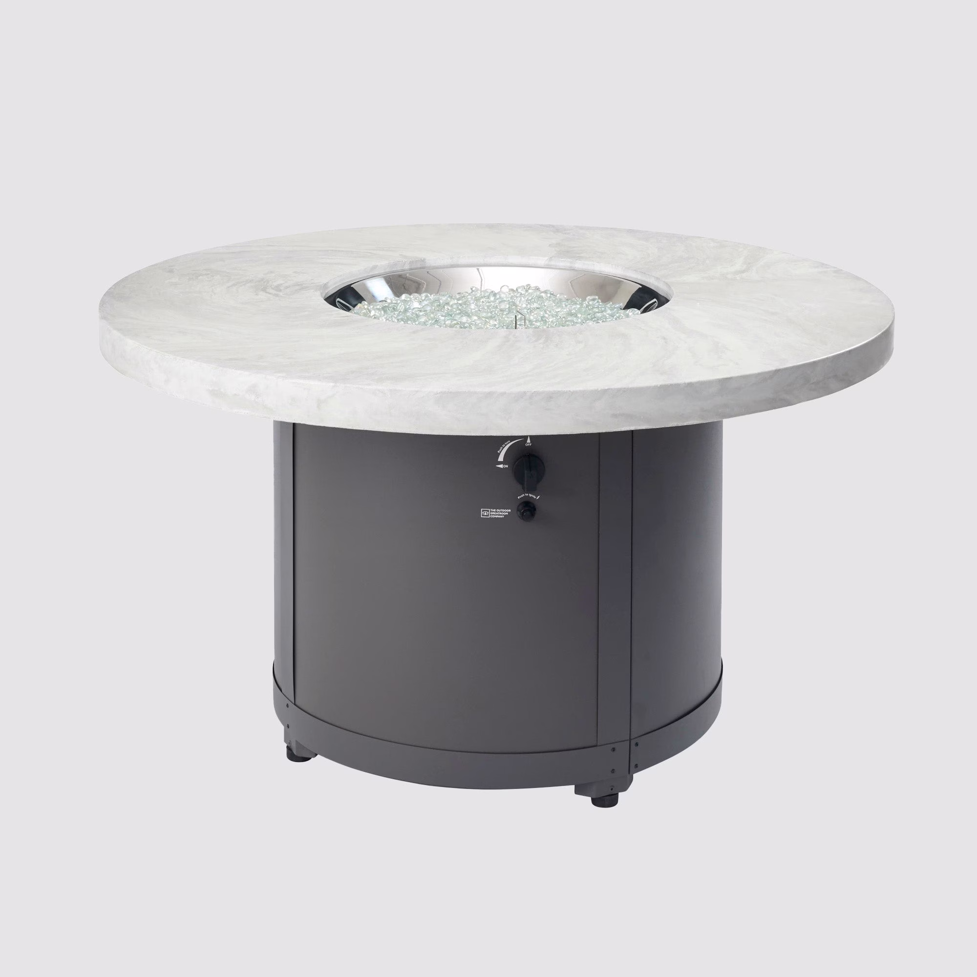 Beacon Round Gas Fire Pit Table - view 11