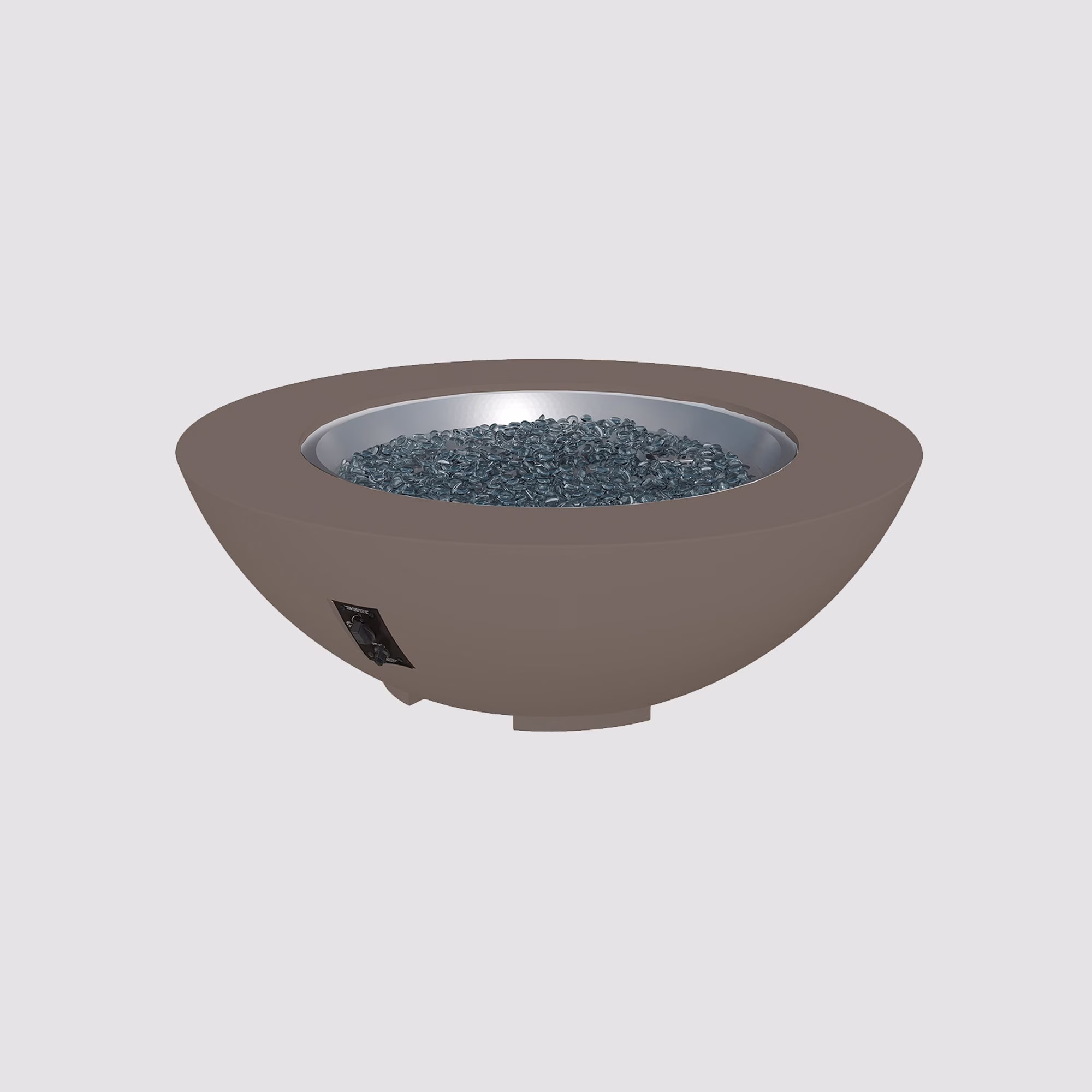 Cove Concrete Bowl Gas Fire Pit - view 40