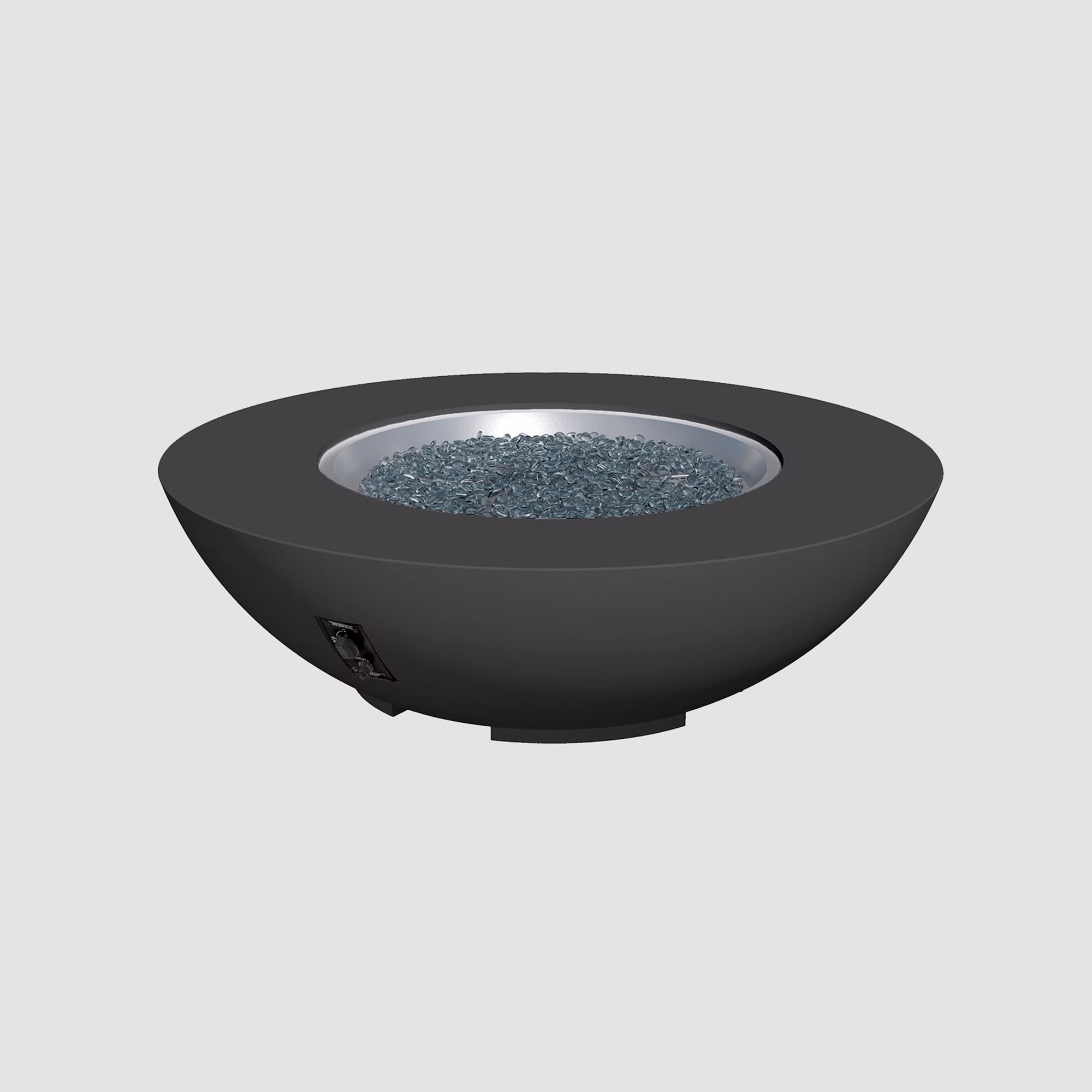 Cove Concrete Bowl Gas Fire Pit - view 14