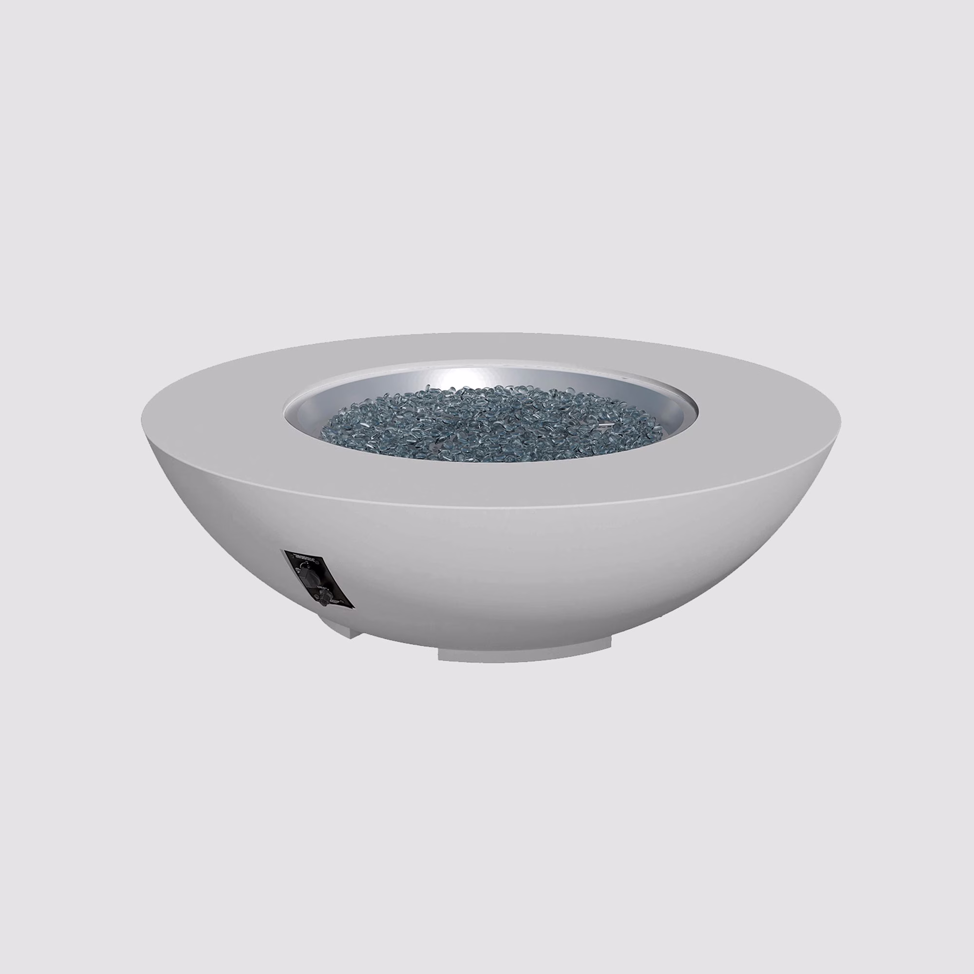 Cove Concrete Bowl Gas Fire Pit - view 7