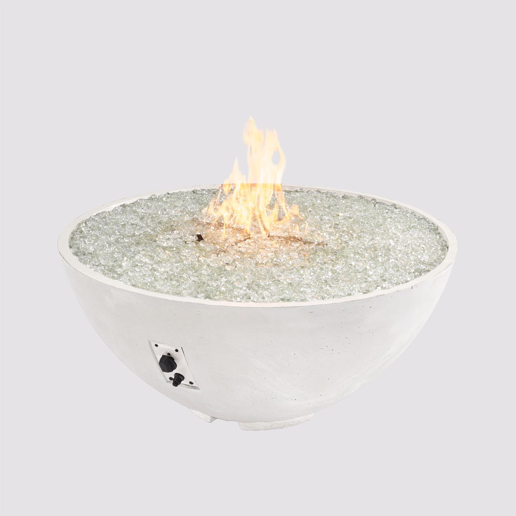 Cove Concrete Edge Gas Fire Pit Bowl - view 8
