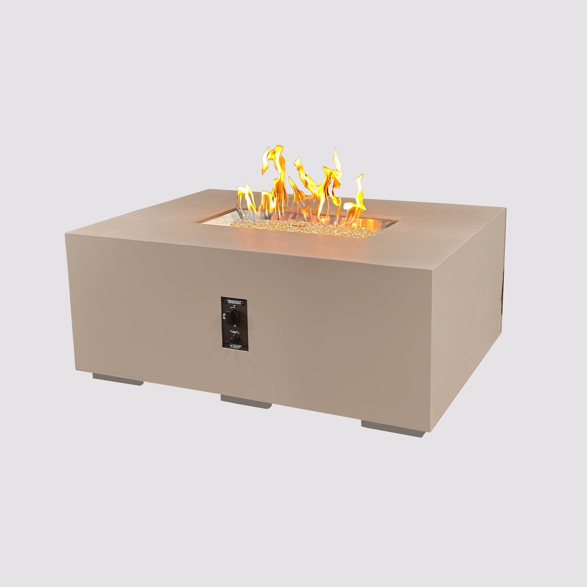 Cove Concrete Linear Gas Fire Pit - view 31