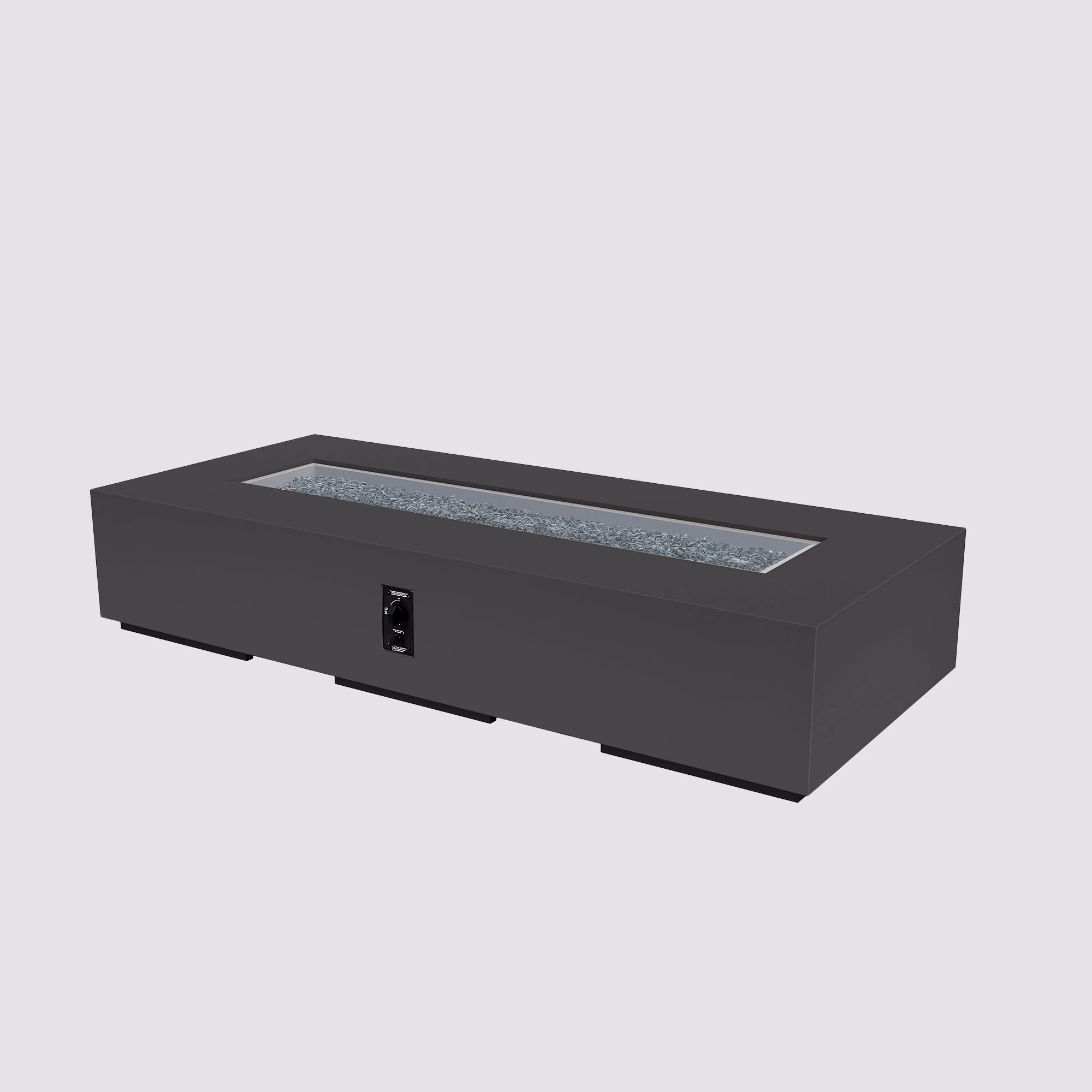 Cove Concrete Linear Gas Fire Pit - view 15