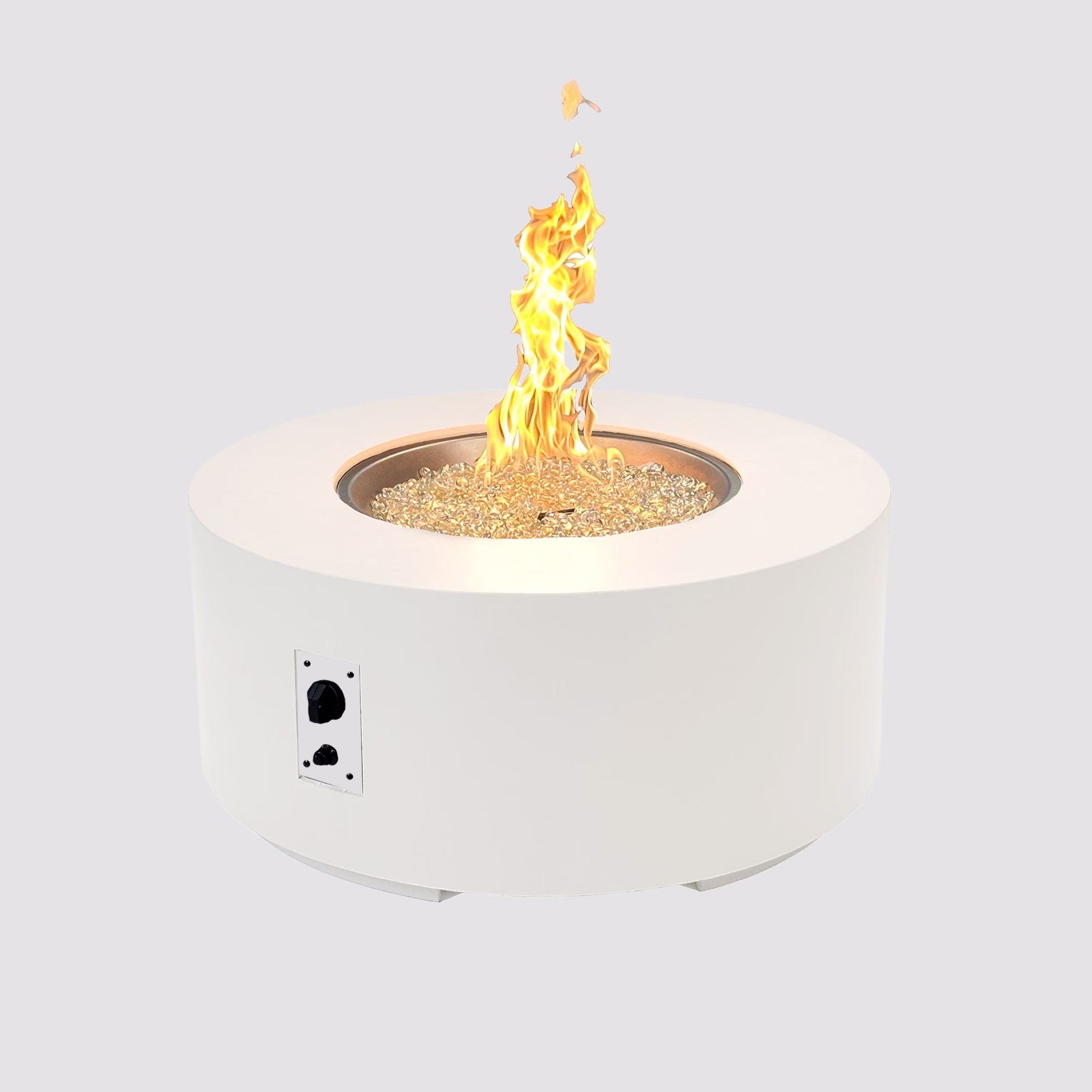 Cove Concrete Round Gas Fire Pit Table - view 13