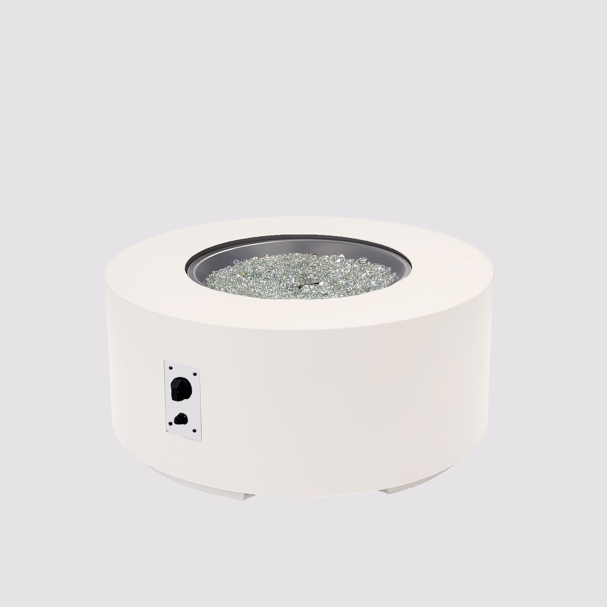 Cove Concrete Round Gas Fire Pit Table - view 14