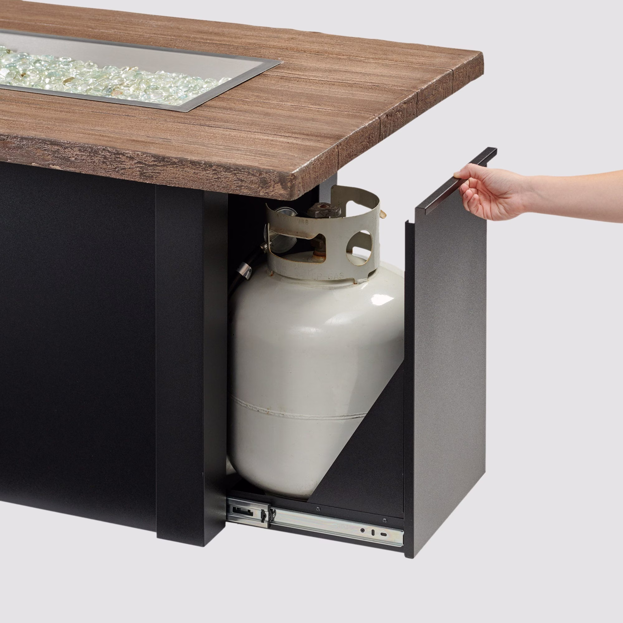 Havenwood Linear Gas Fire Pit Table - view 31