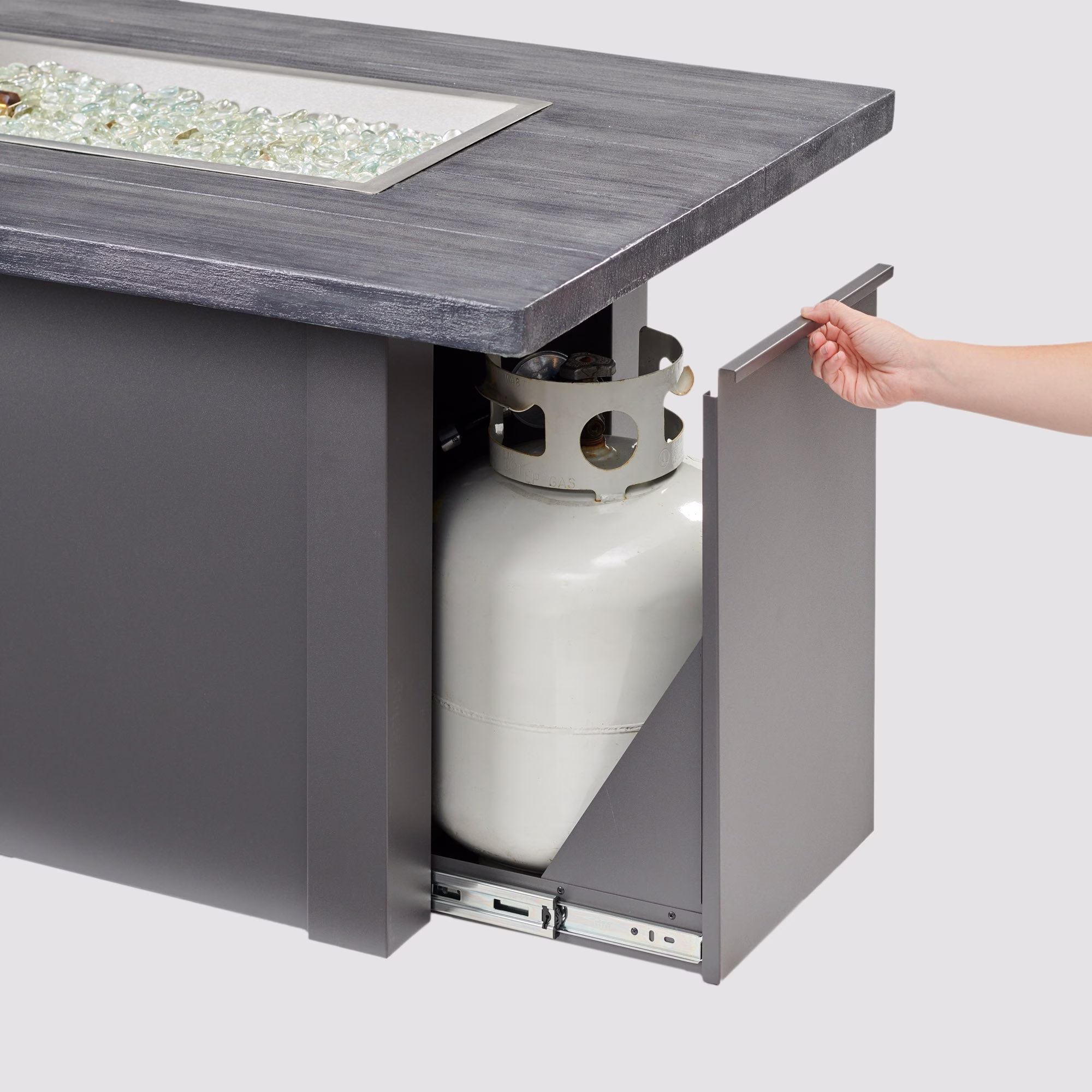 Havenwood Linear Gas Fire Pit Table - view 39