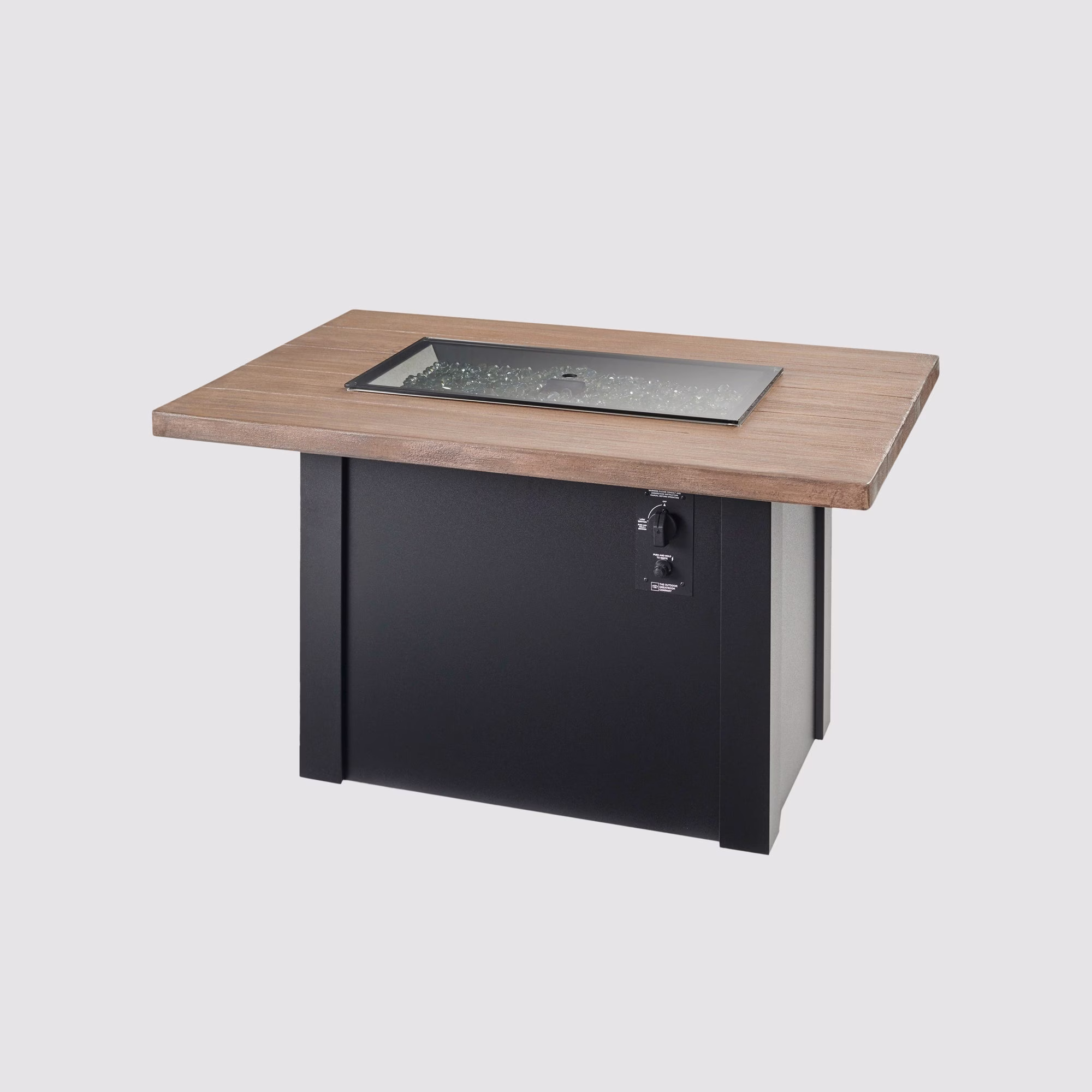 Havenwood Rectangular Gas Fire Pit Table - view 23