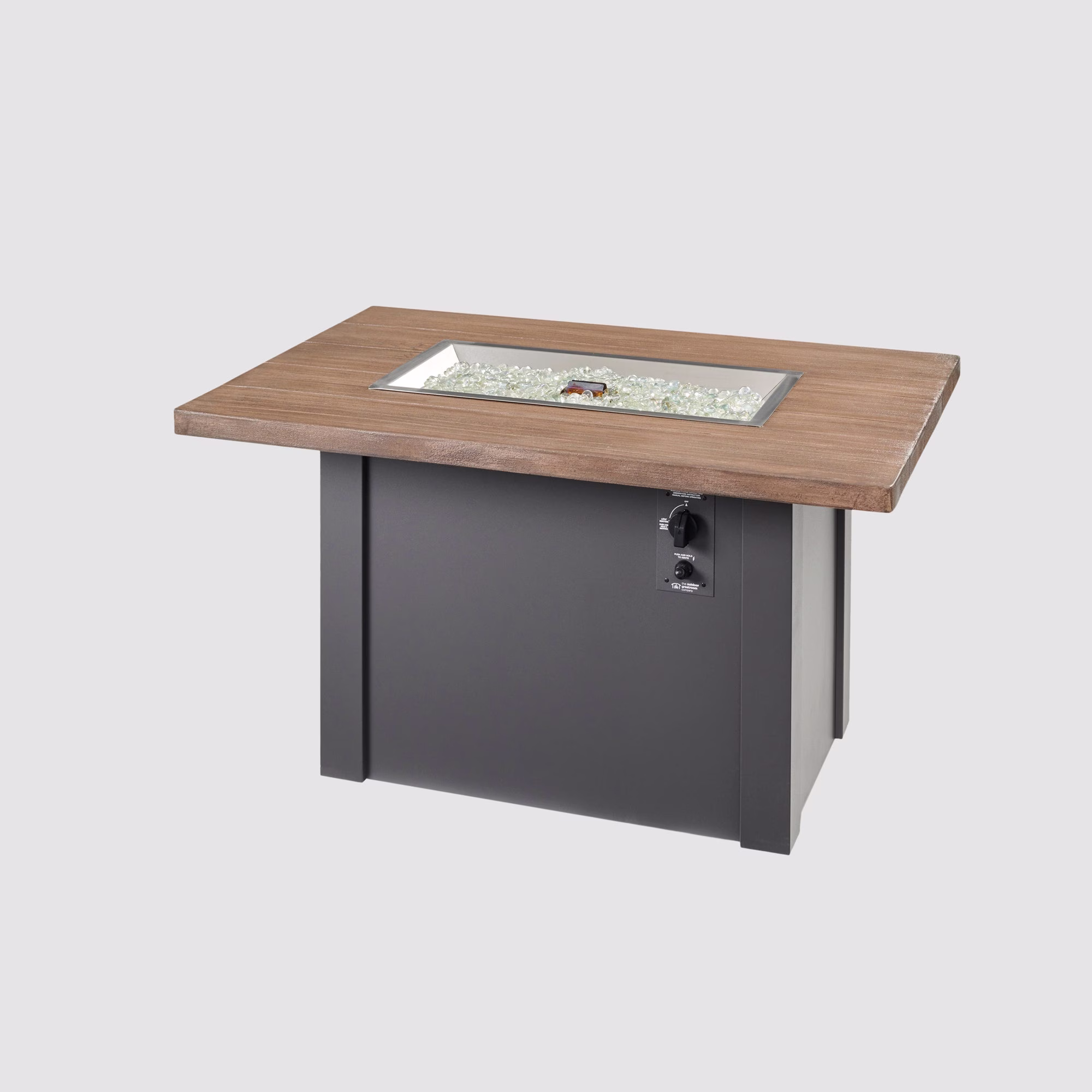 Havenwood Rectangular Gas Fire Pit Table - view 2