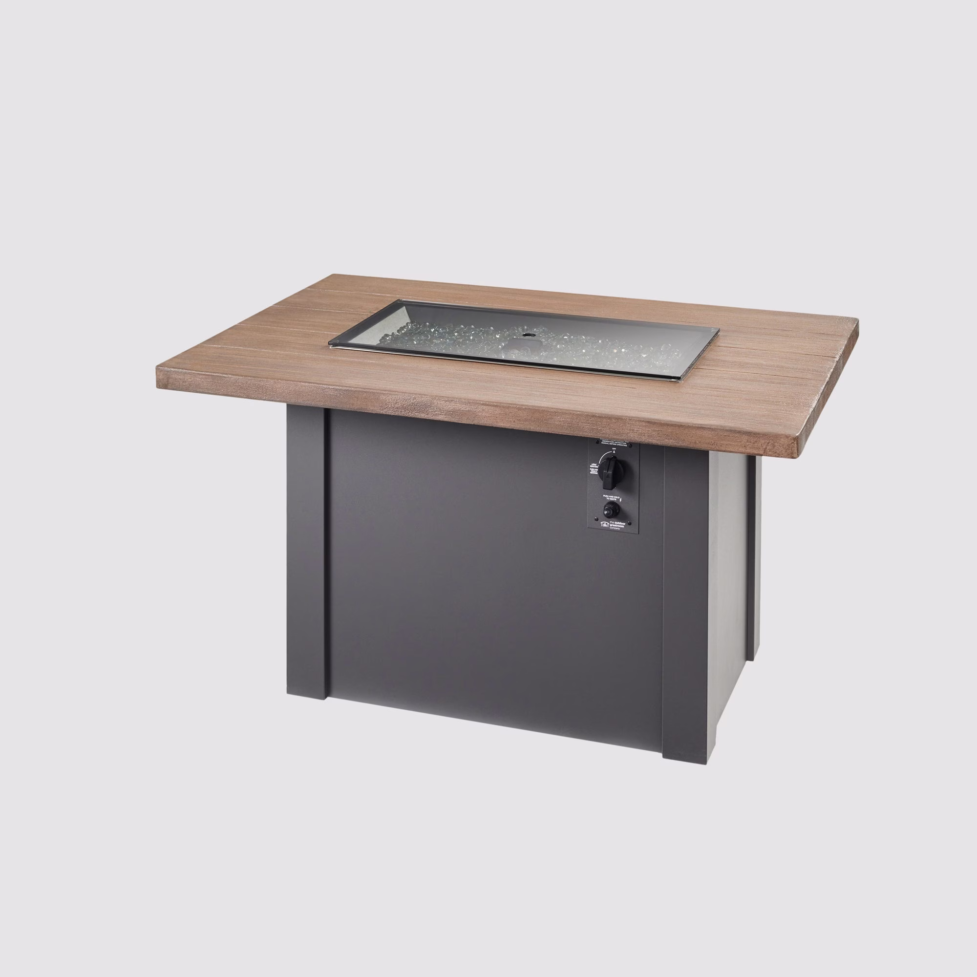 Havenwood Rectangular Gas Fire Pit Table - view 3