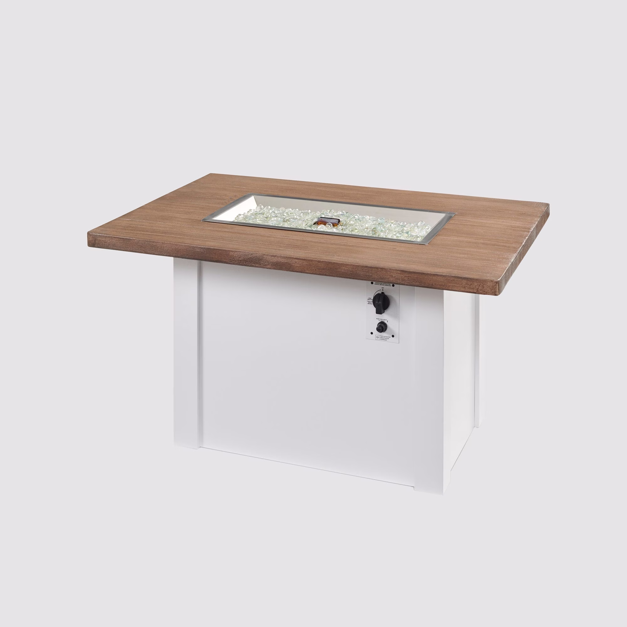 Havenwood Rectangular Gas Fire Pit Table - view 14