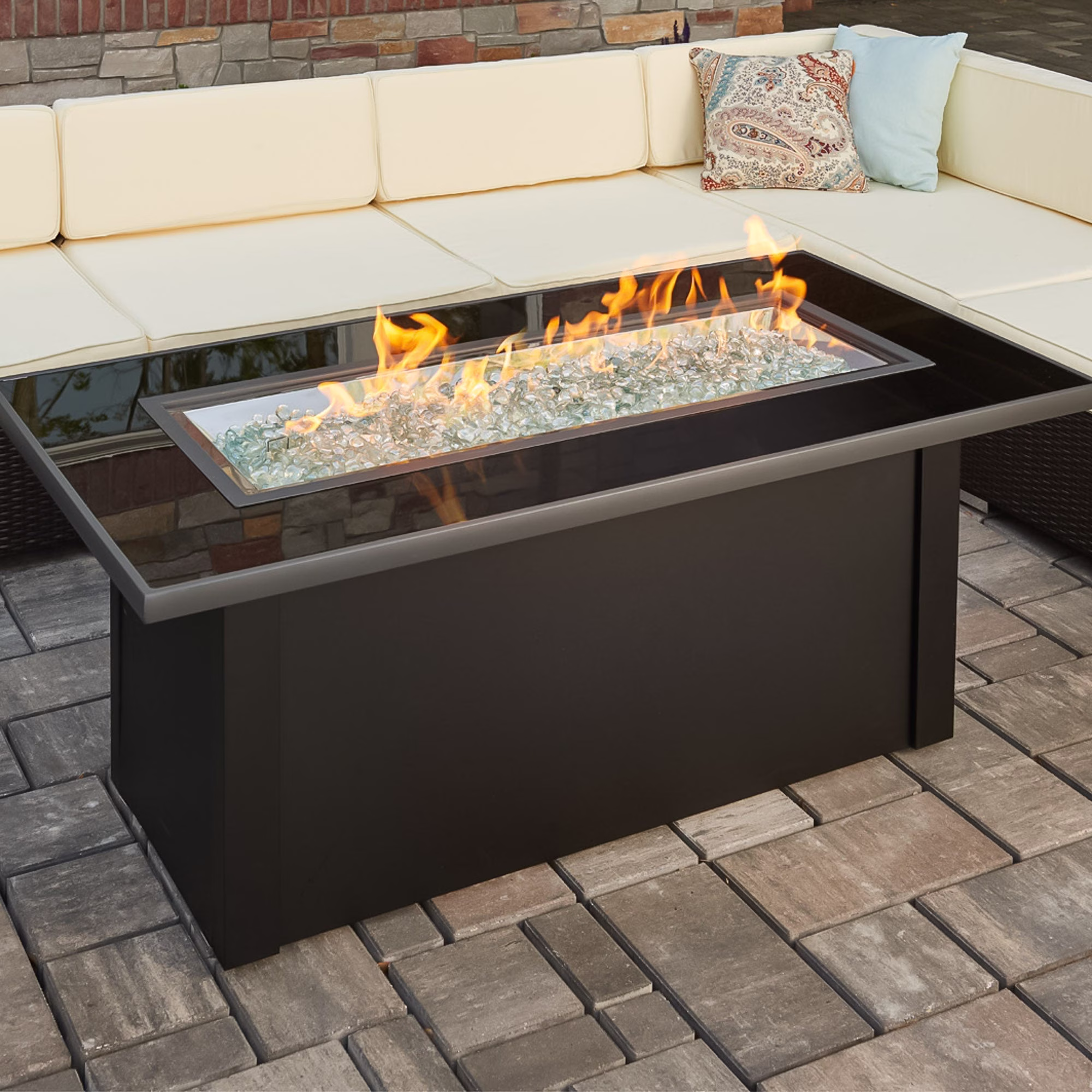 Monte Carlo Linear Gas Fire Pit Table - view 6