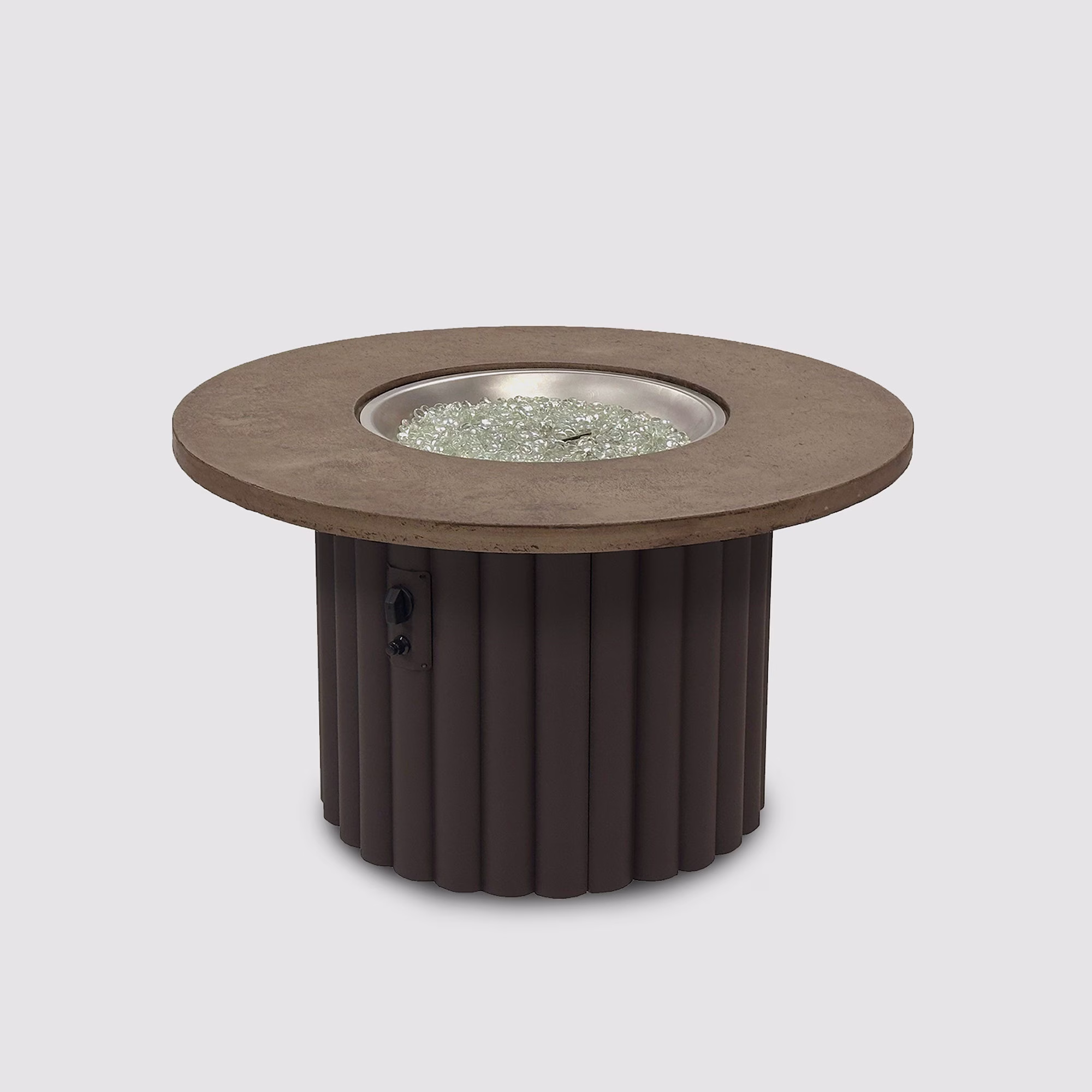 Reverie Round Gas Fire Pit Table - view 15