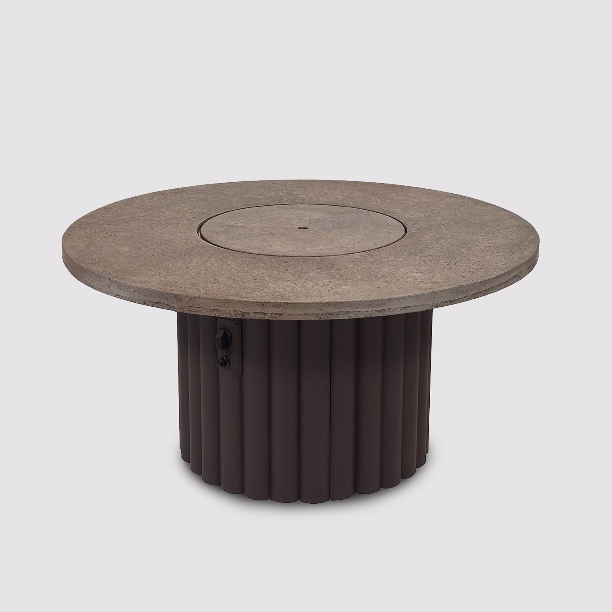 Reverie Round Gas Fire Pit Table - view 40