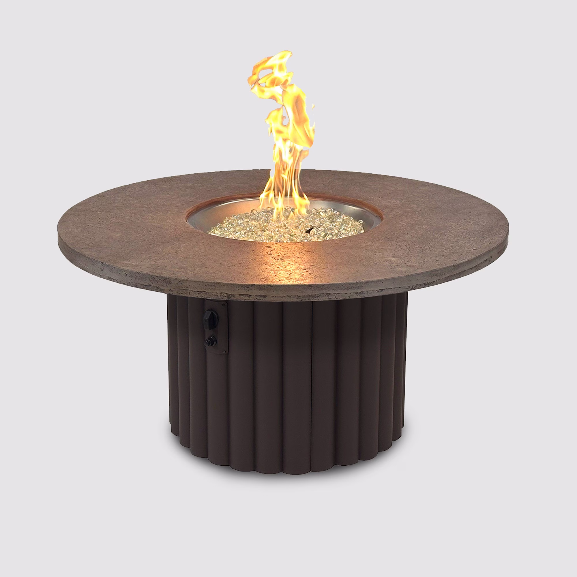 Reverie Round Gas Fire Pit Table - view 38