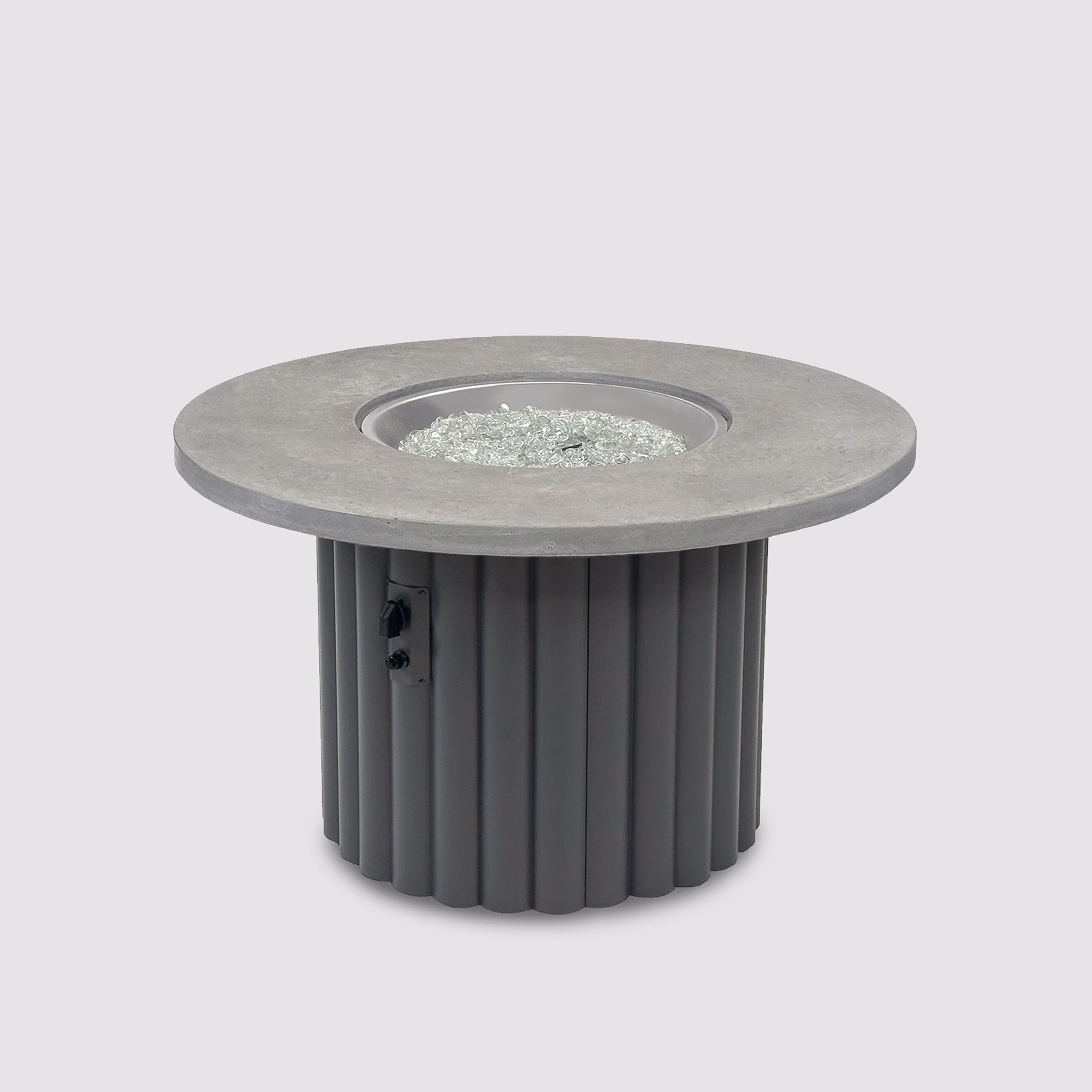 Reverie Round Gas Fire Pit Table - view 6