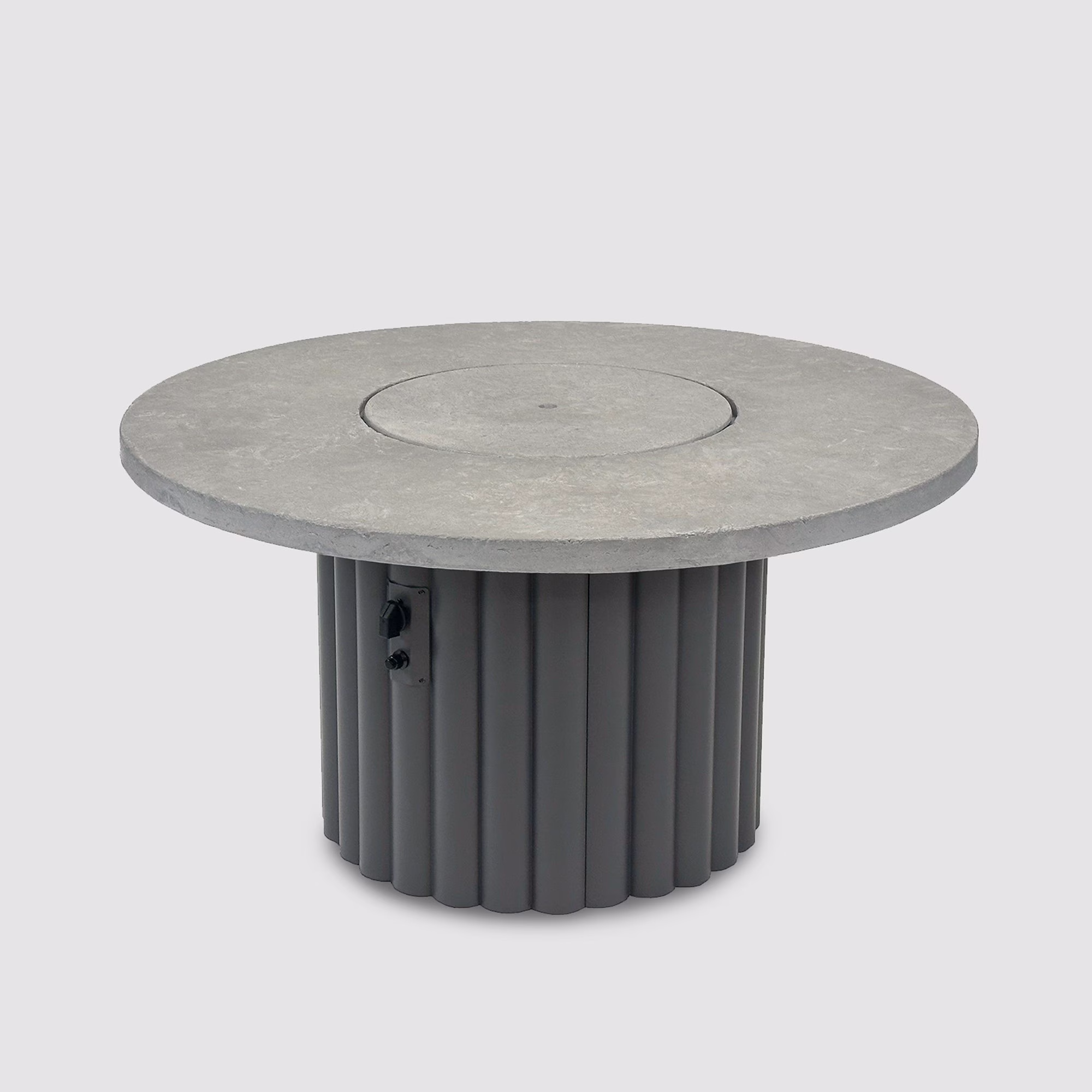 Reverie Round Gas Fire Pit Table - view 34