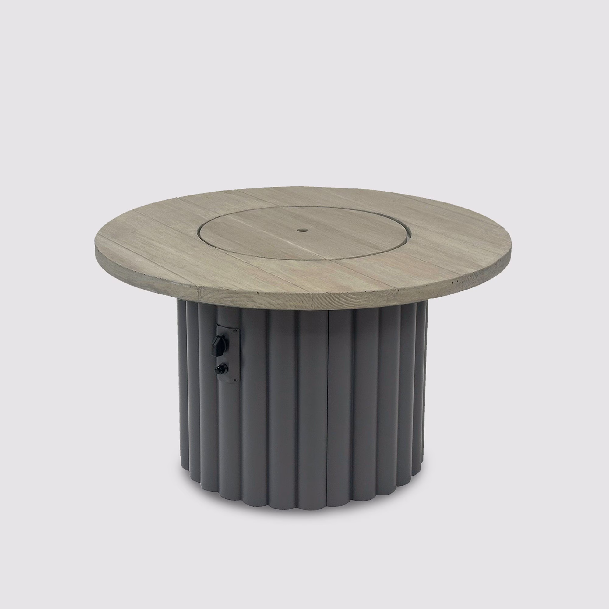 Reverie Round Gas Fire Pit Table - view 3