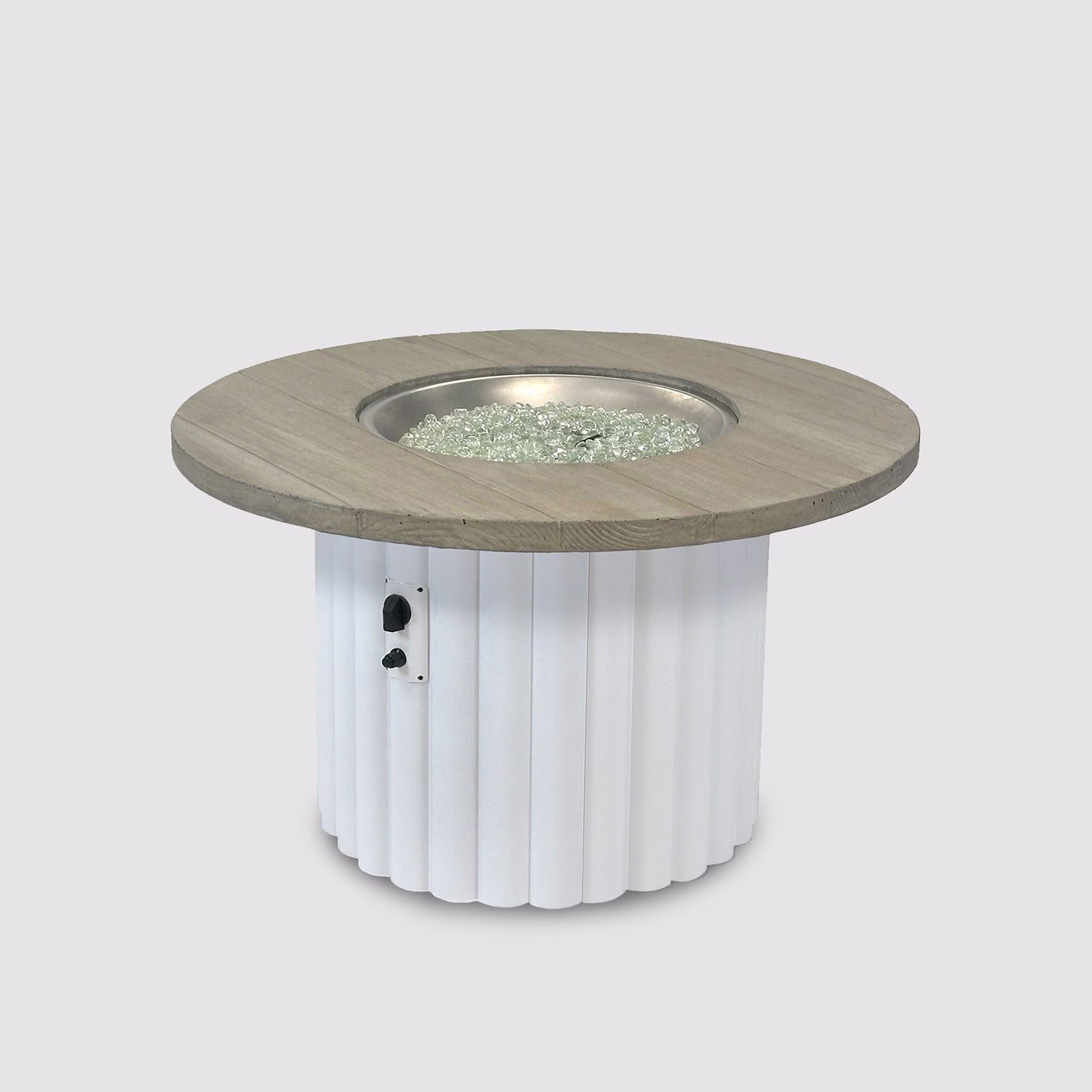 Reverie Round Gas Fire Pit Table - view 27