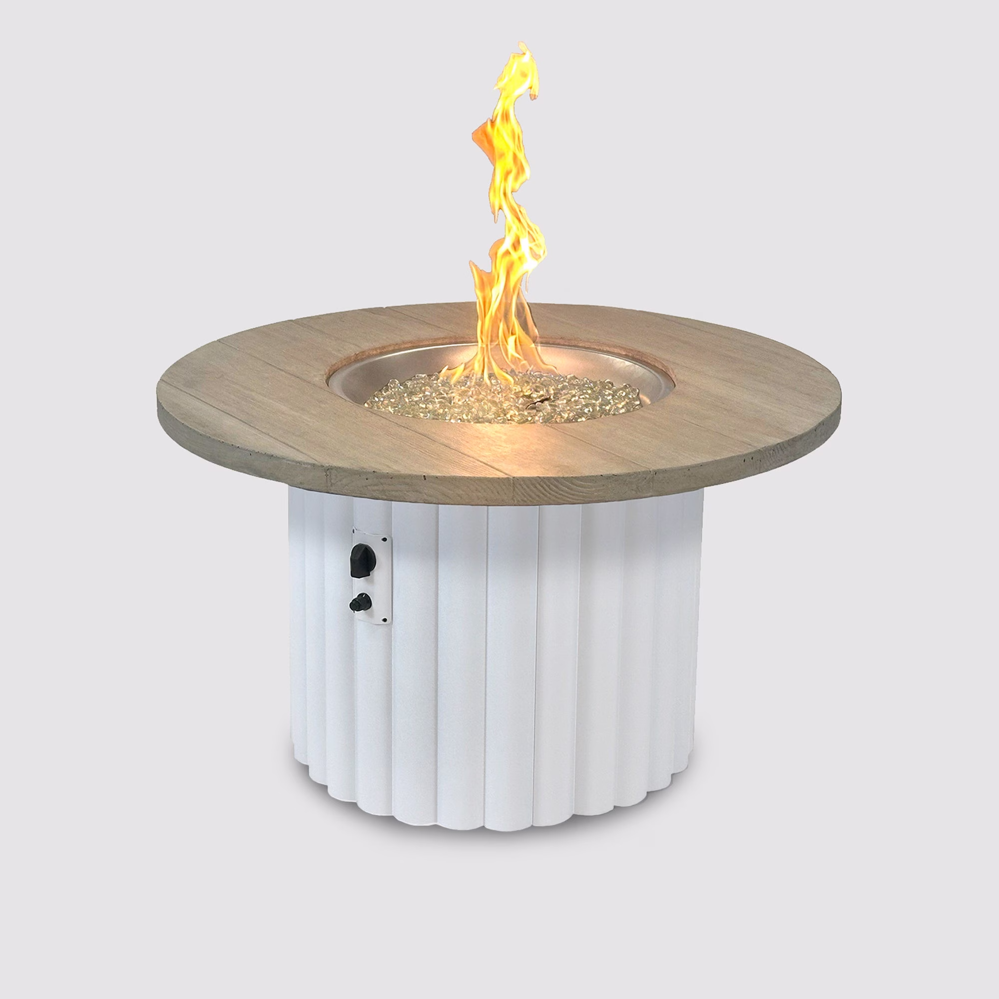 Reverie Round Gas Fire Pit Table - view 26