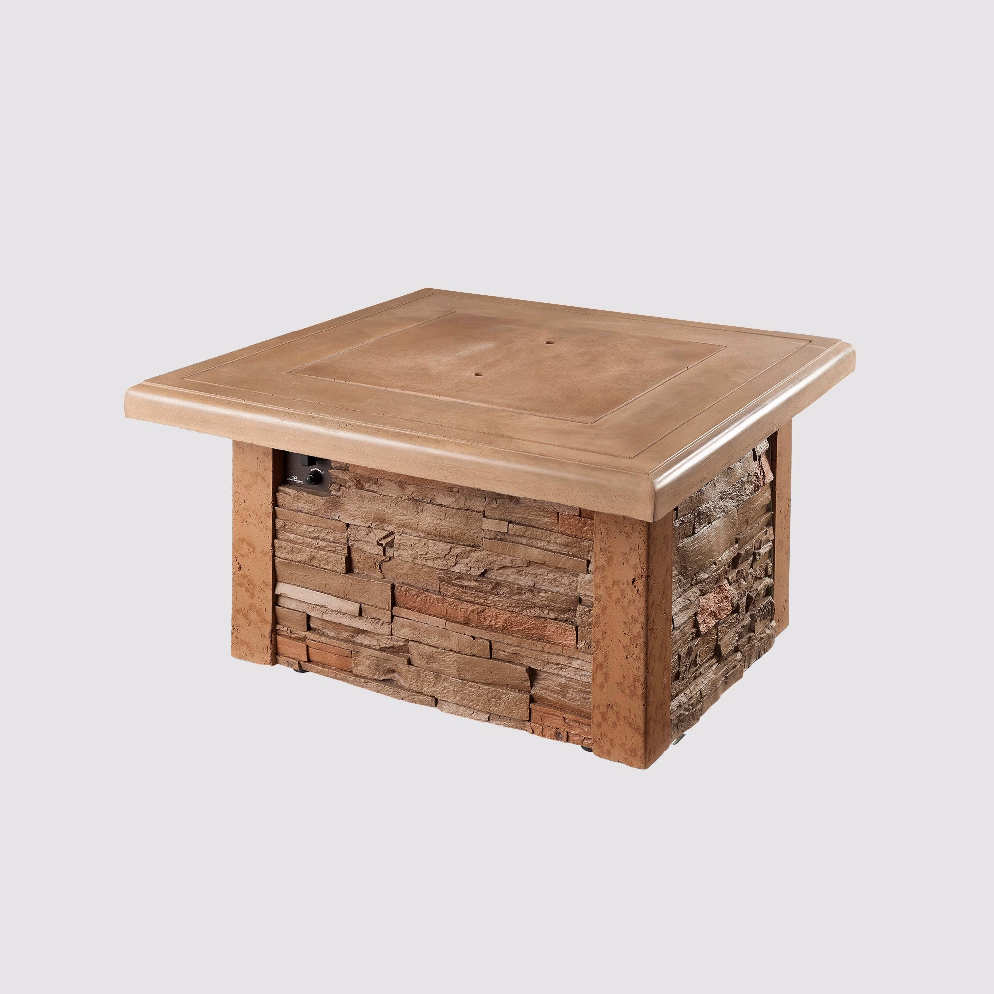 Sierra Square Gas Fire Pit Table - view 3