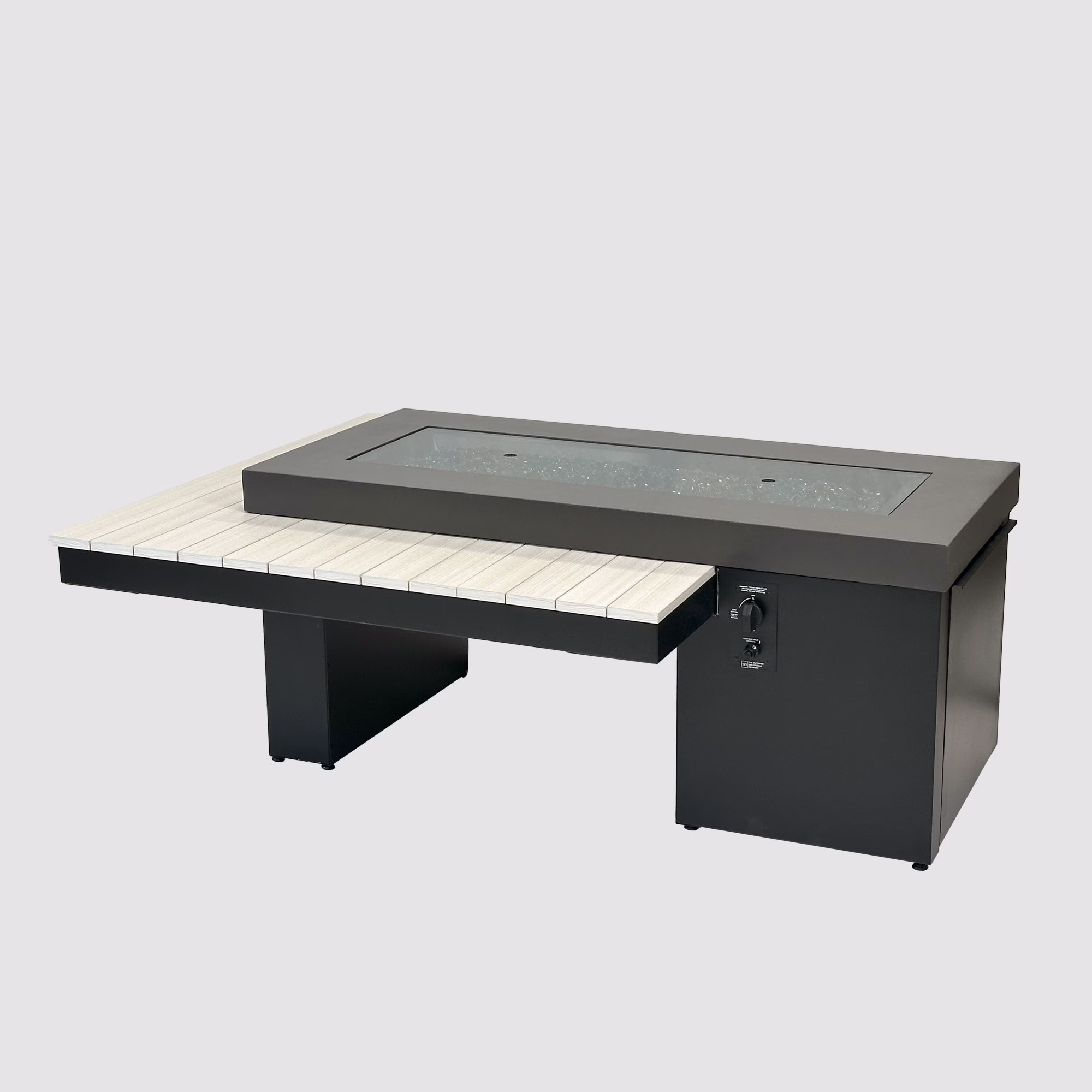 Uptown Linear Gas Fire Table - view 15