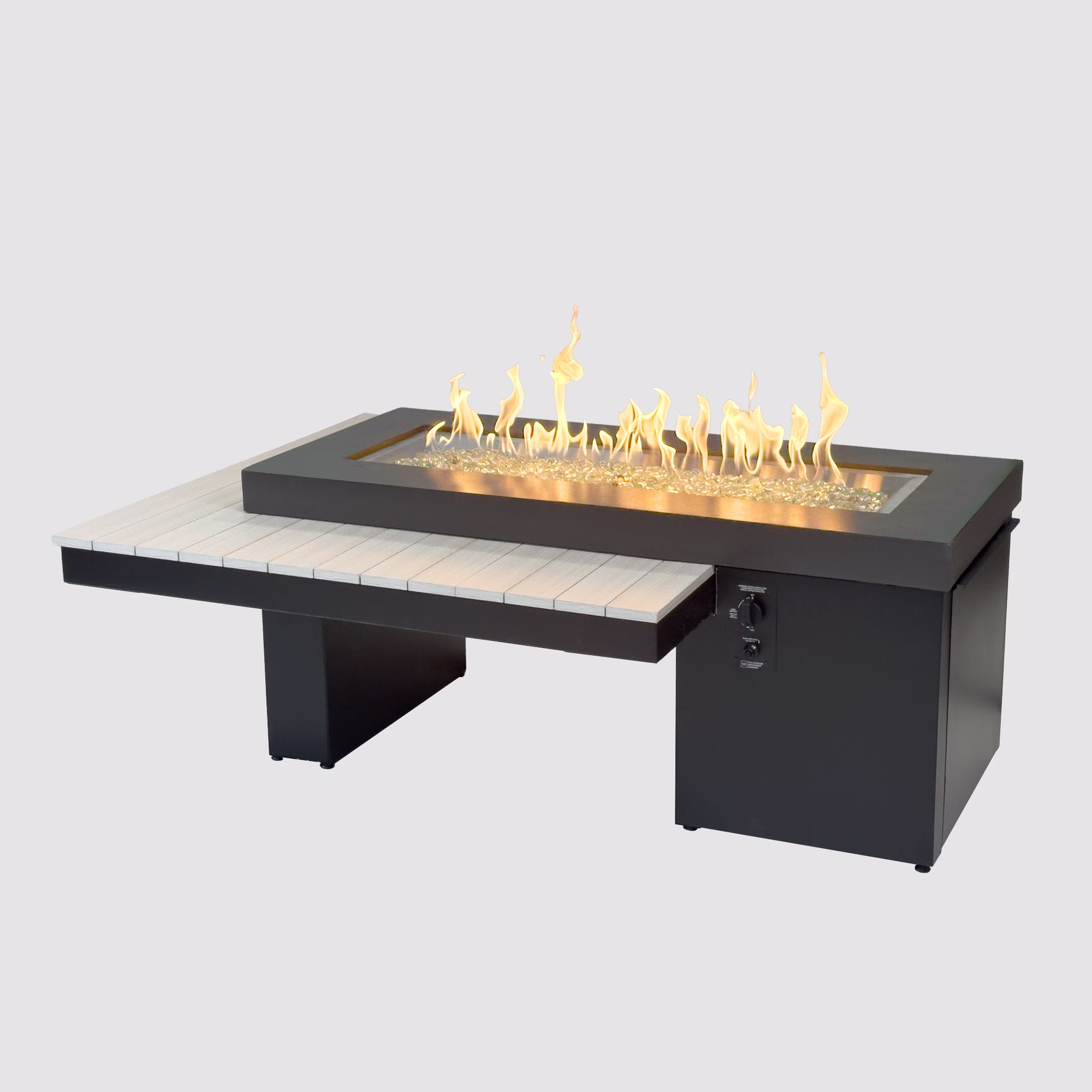 Uptown Linear Gas Fire Table - view 13