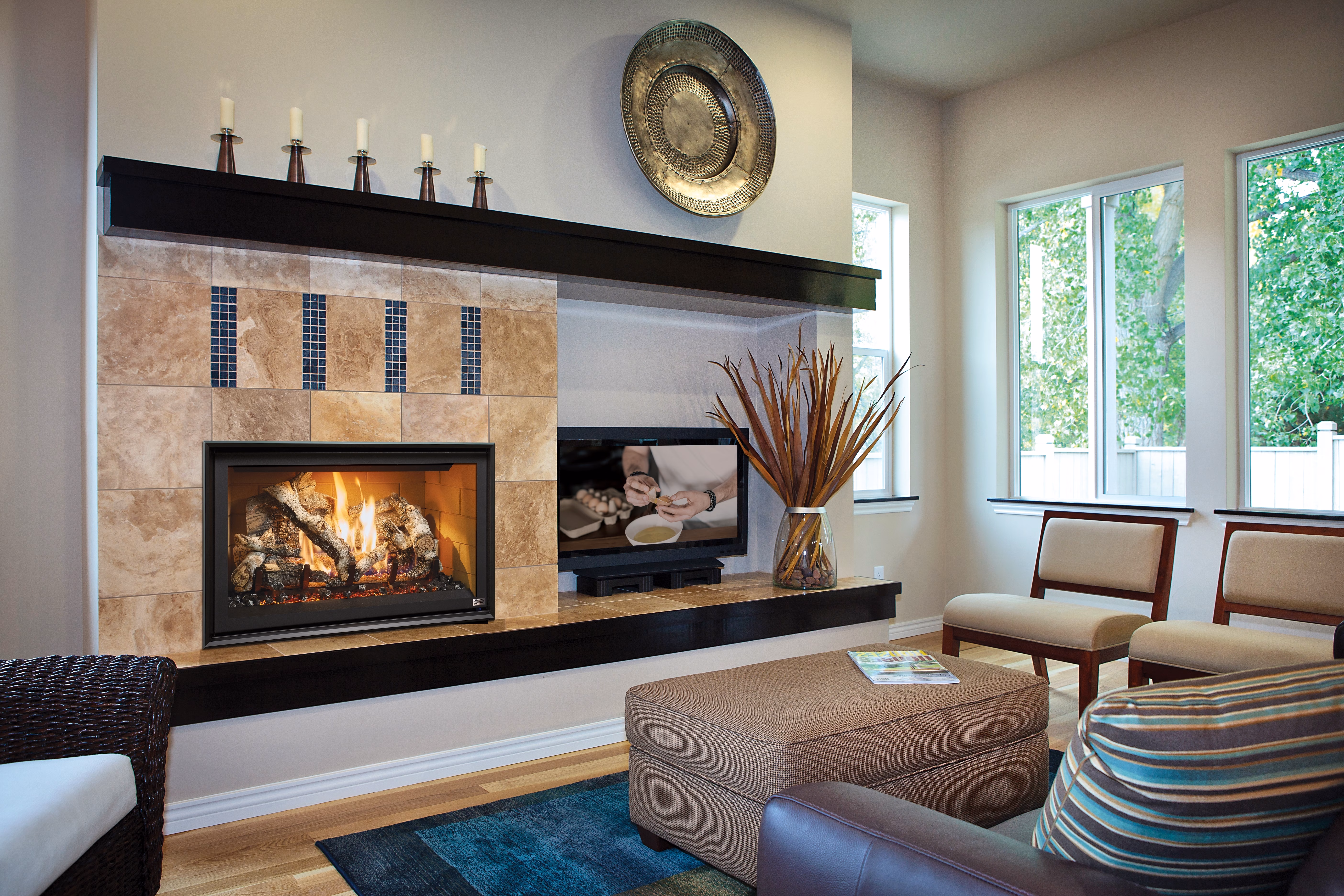 564 TRV 25K Clean Face GSR2 Gas Fireplace - view 3