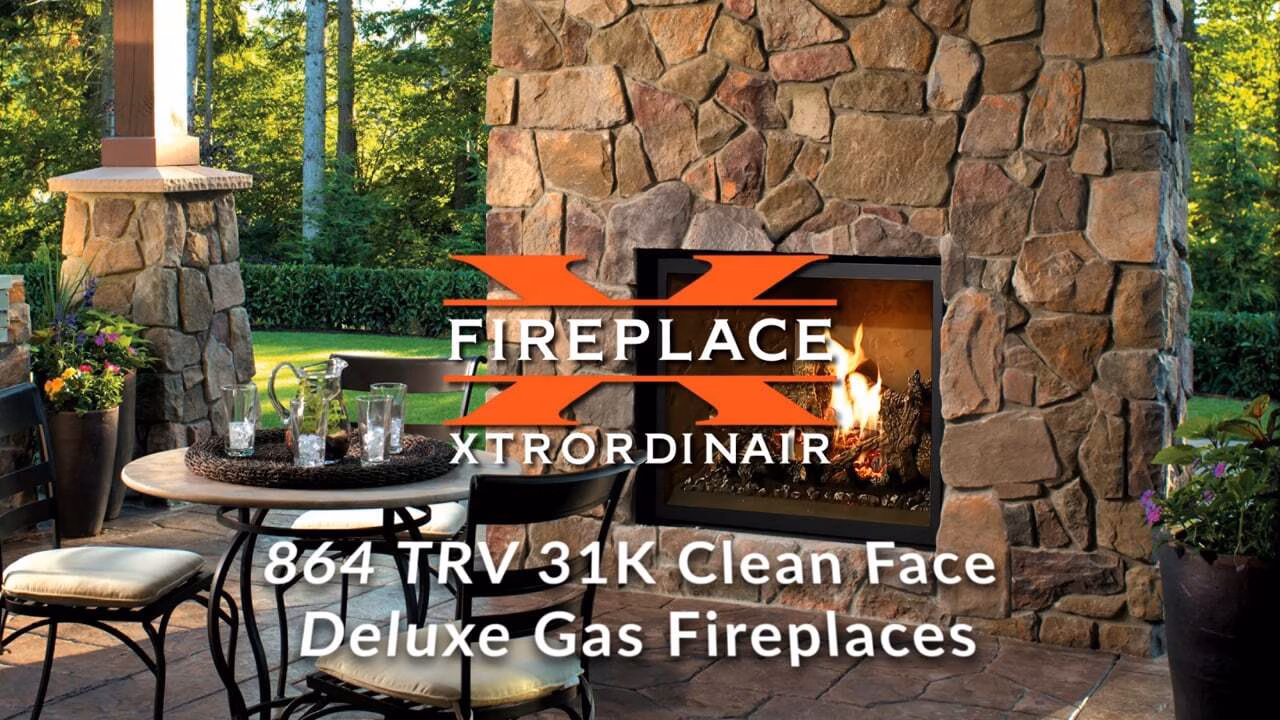 864 TRV 31K Clean Face GSR2 Gas Fireplace - view 7
