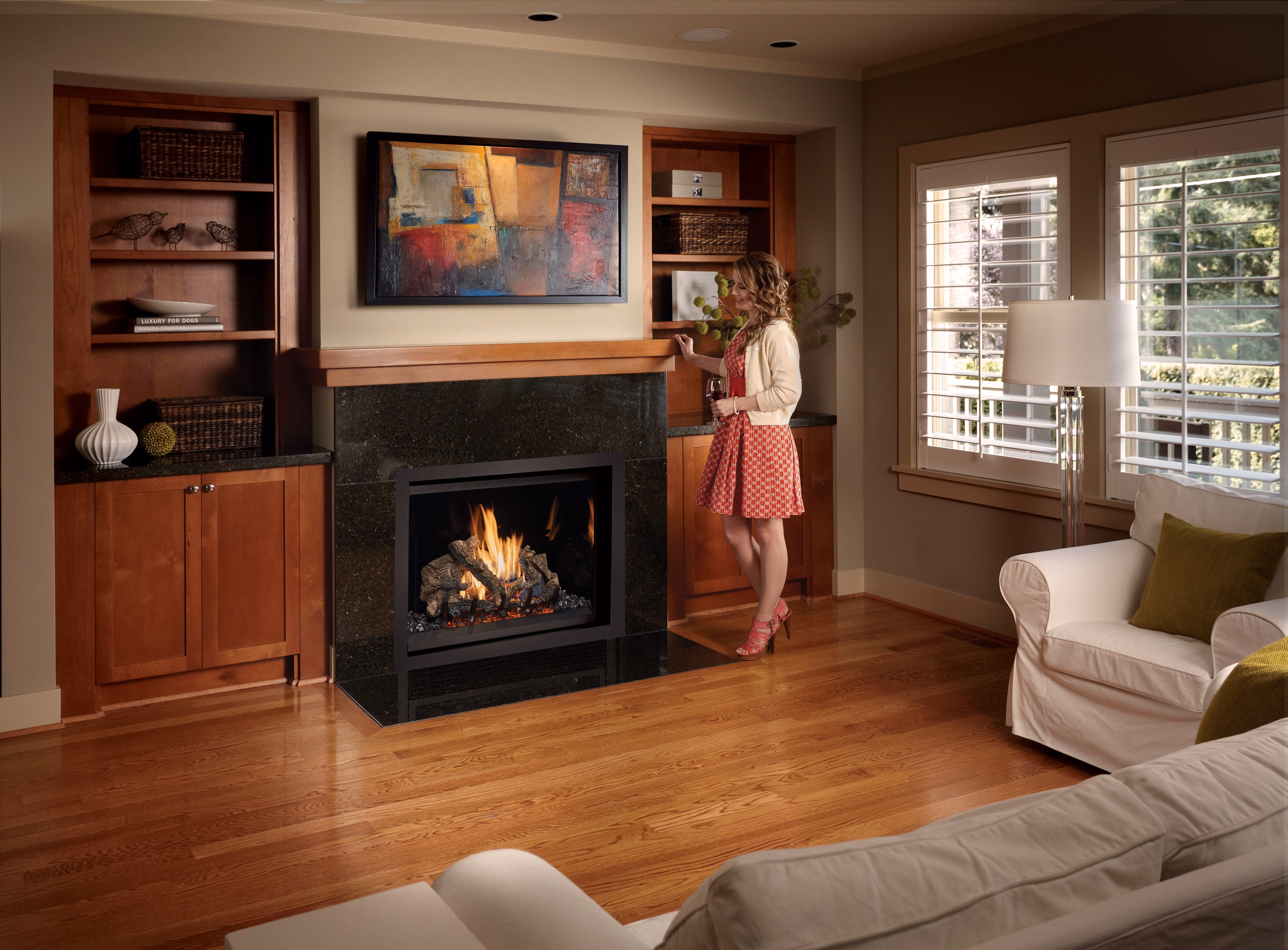 864 TRV 31K Clean Face GSR2 Gas Fireplace - view 5