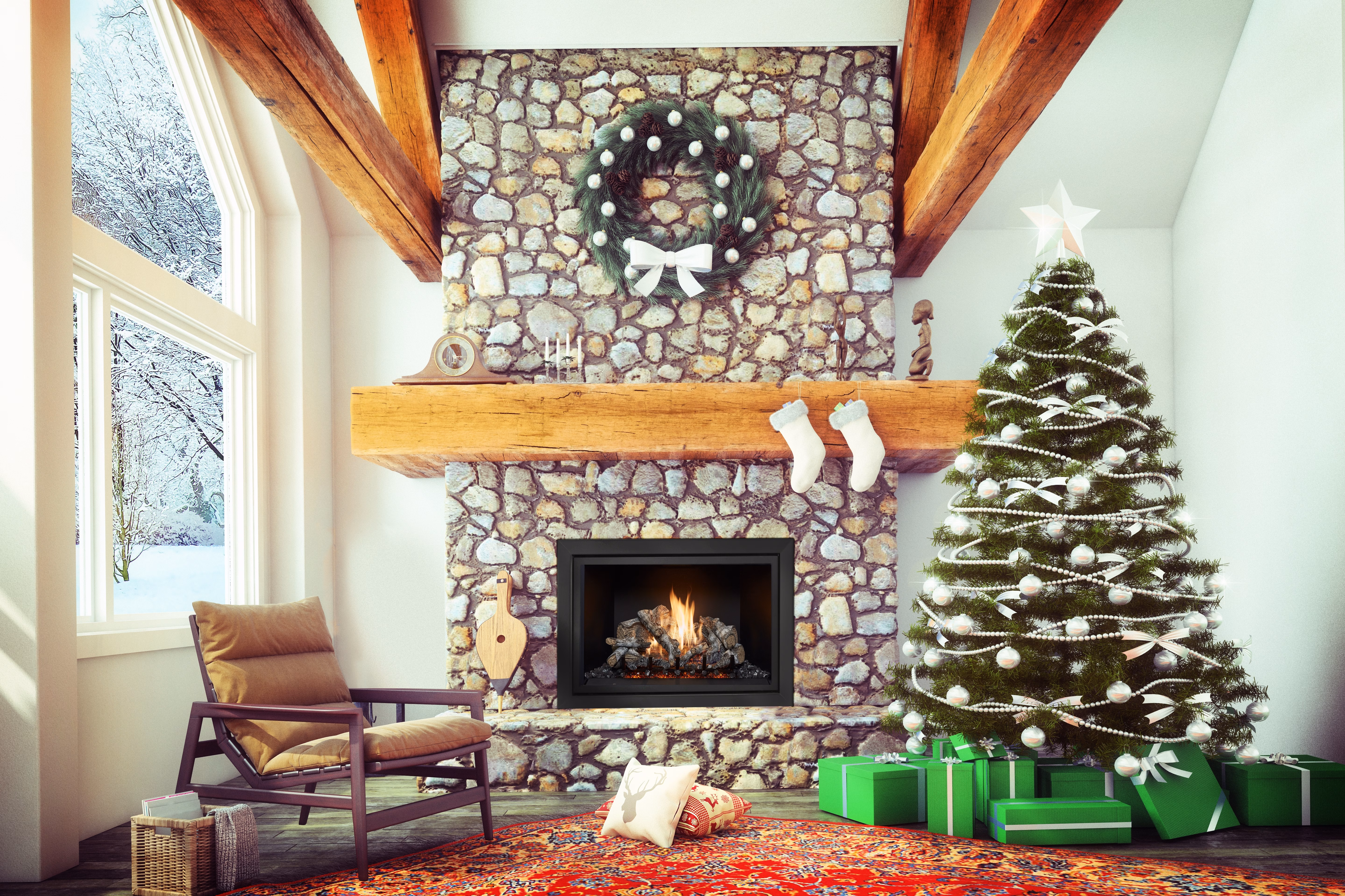 864 TRV 31K Clean Face GSR2 Gas Fireplace - view 2