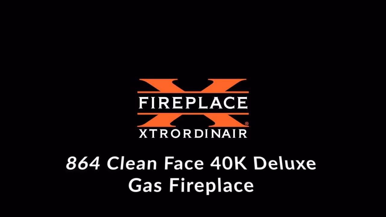 864 TV 40K Clean Face GSR2 Gas Fireplace - view 7