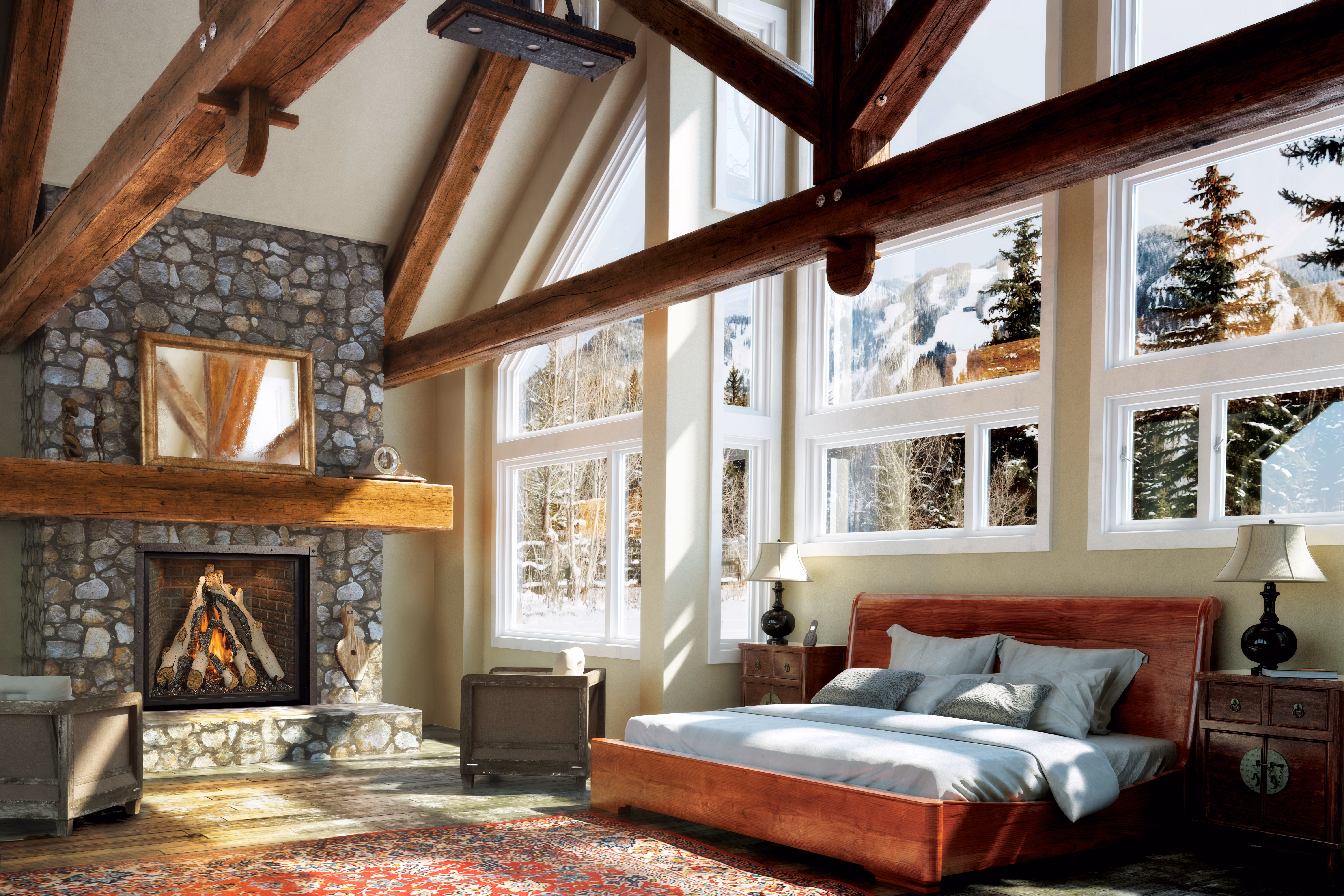 FPX 4237 Ember-Glo Clean Face GSR2 Gas Fireplace No Log Set - view 8